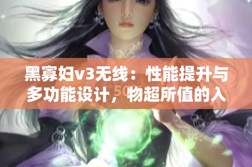黑寡婦v3無線：性能提升與多功能設(shè)計(jì)，物超所值的入手選擇