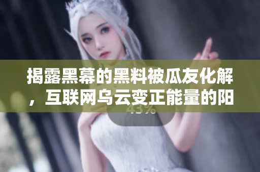 揭露黑幕的黑料被瓜友化解，互聯(lián)網(wǎng)烏云變正能量的陽(yáng)光，曲折故事引發(fā)共鳴