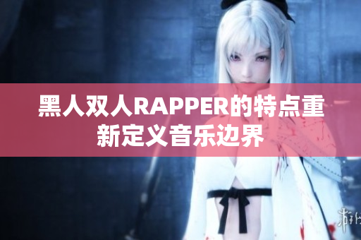 黑人雙人RAPPER的特點(diǎn)重新定義音樂邊界