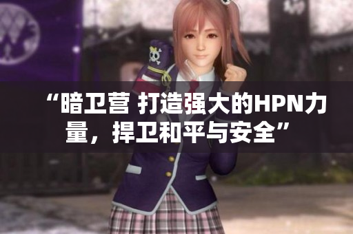 “暗衛(wèi)營 打造強大的HPN力量，捍衛(wèi)和平與安全”