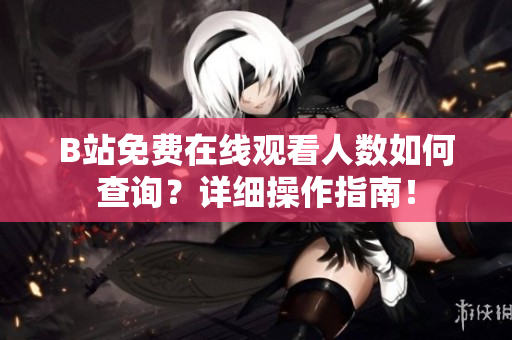 B站免費在線觀看人數(shù)如何查詢？詳細操作指南！
