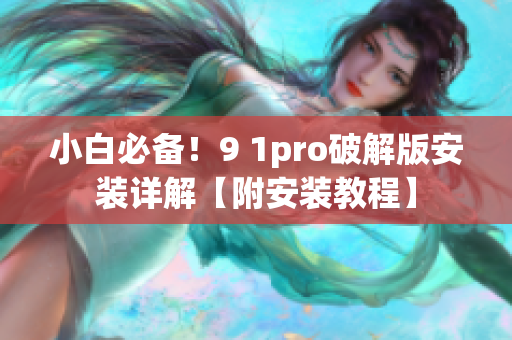 小白必備！9 1pro破解版安裝詳解【附安裝教程】