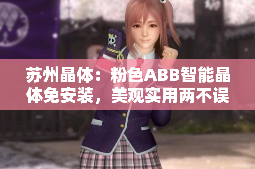 蘇州晶體：粉色ABB智能晶體免安裝，美觀實用兩不誤