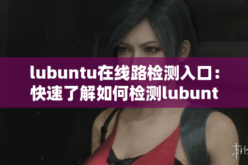 lubuntu在線路檢測入口：快速了解如何檢測lubuntu在線路是否暢通