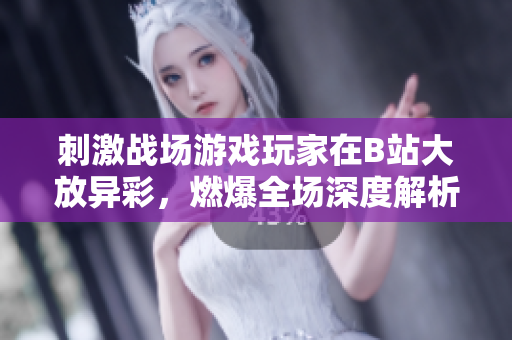 刺激戰(zhàn)場(chǎng)游戲玩家在B站大放異彩，燃爆全場(chǎng)深度解析游戲技術(shù)與戰(zhàn)術(shù)操作