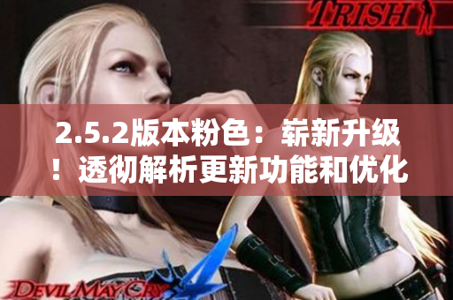 2.5.2版本粉色：嶄新升級！透徹解析更新功能和優(yōu)化改進