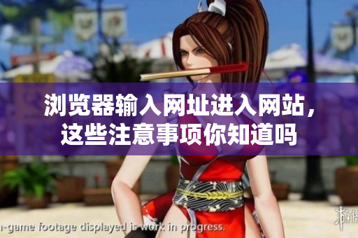 瀏覽器輸入網(wǎng)址進(jìn)入網(wǎng)站，這些注意事項(xiàng)你知道嗎