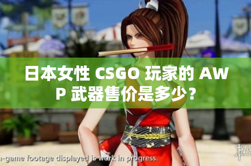 日本女性 CSGO 玩家的 AWP 武器售價是多少？