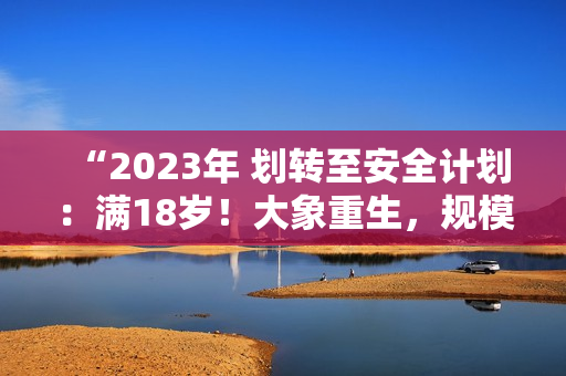 “2023年 劃轉(zhuǎn)至安全計(jì)劃：滿18歲！大象重生，規(guī)模達(dá)到新高”