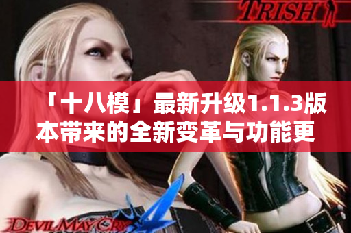 「十八?！棺钚律?.1.3版本帶來的全新變革與功能更新