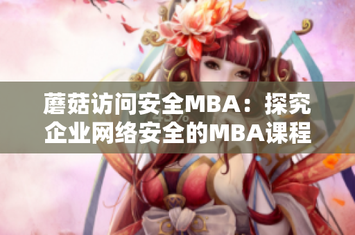 蘑菇訪問安全MBA：探究企業(yè)網(wǎng)絡(luò)安全的MBA課程